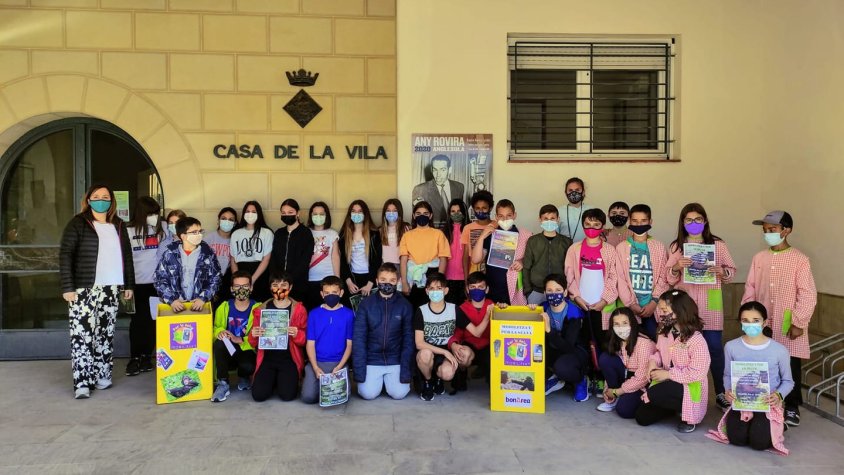 Projecte a favor del planeta de l'escola Santa Creu d'Anglesola