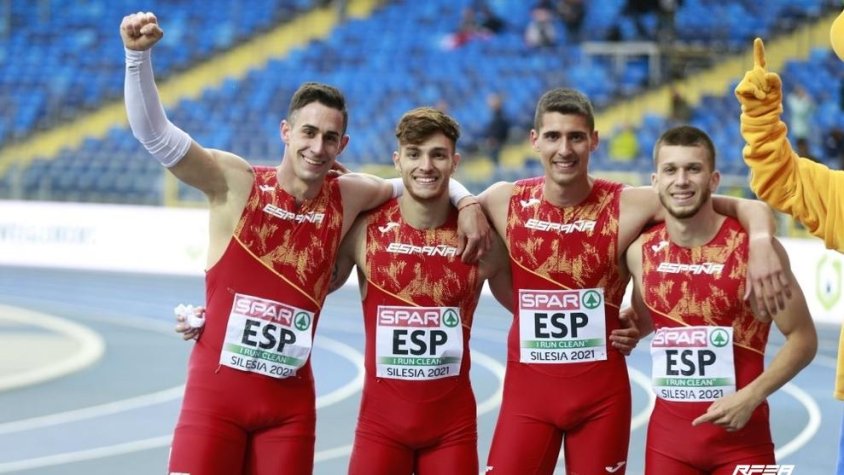 Arnau Monné acaba segon amb el 4x100