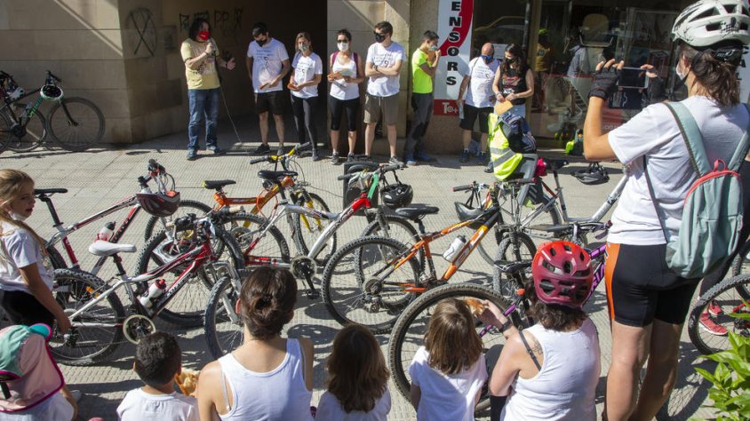 La Marxa Ecològica i per la Pau  de Belianes, sense la bicicletada