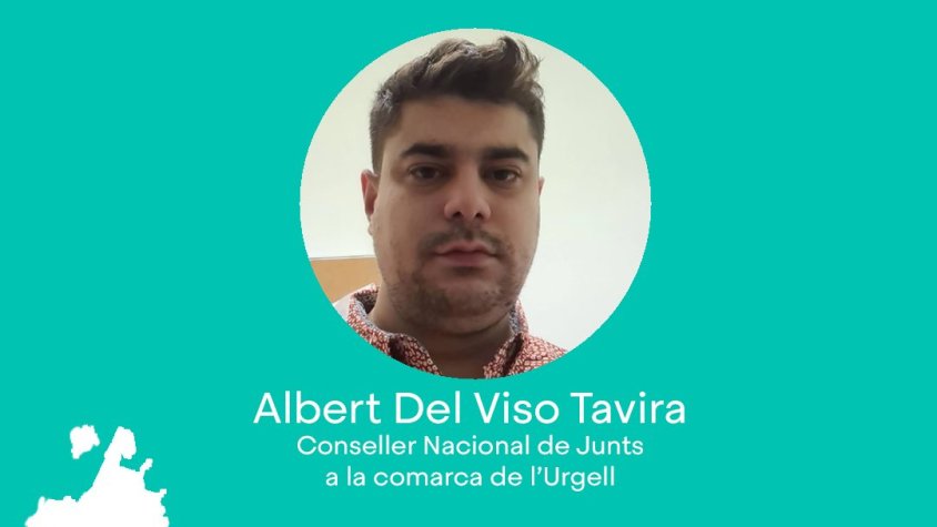 Albert del Viso, representant de l'Urgell al Consell Nacional de Junts