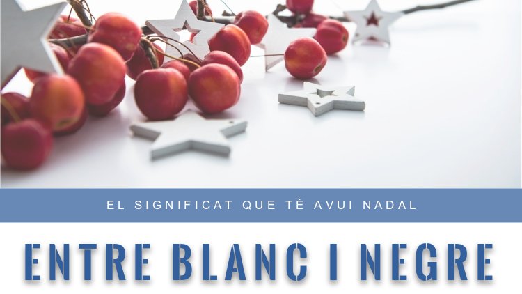 Lourdes Cardona parla del seu Nadal a l'Entre blanc i negre'