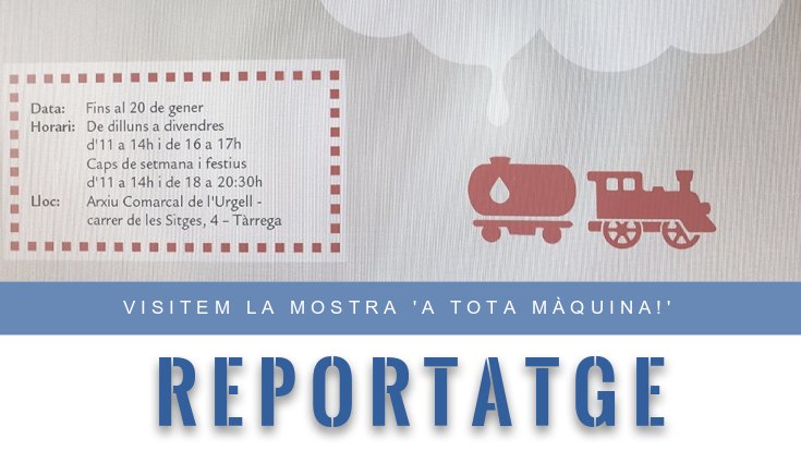 Aquest divendres pugem al tren amb l'Arxiu Comarcal de l'Urgell