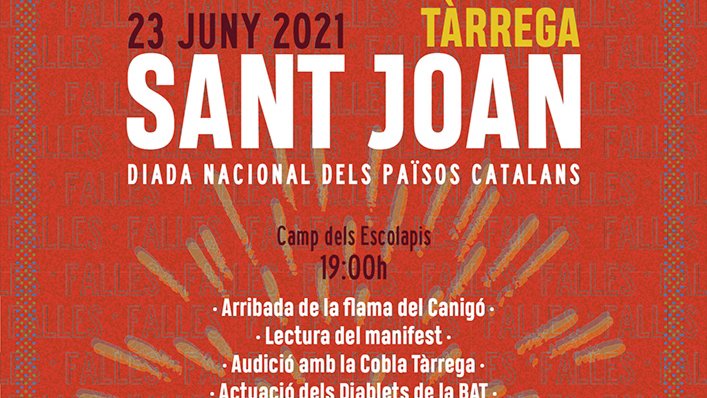 Tàrrega trasllada els actes de la Festa de Sant Joan al Camp dels Escolapis