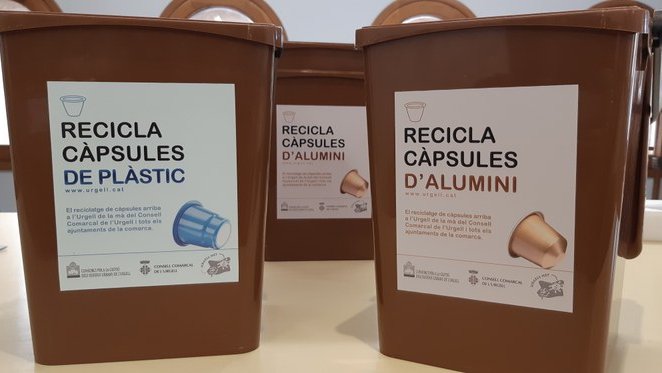 Agramunt recull 340 quilos de càpsules de cafè en dos mesos