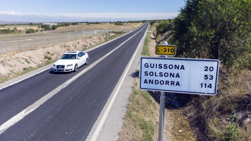 El Govern repara d'urgència l'L-310 de Guissona a Tàrrega per les queixes