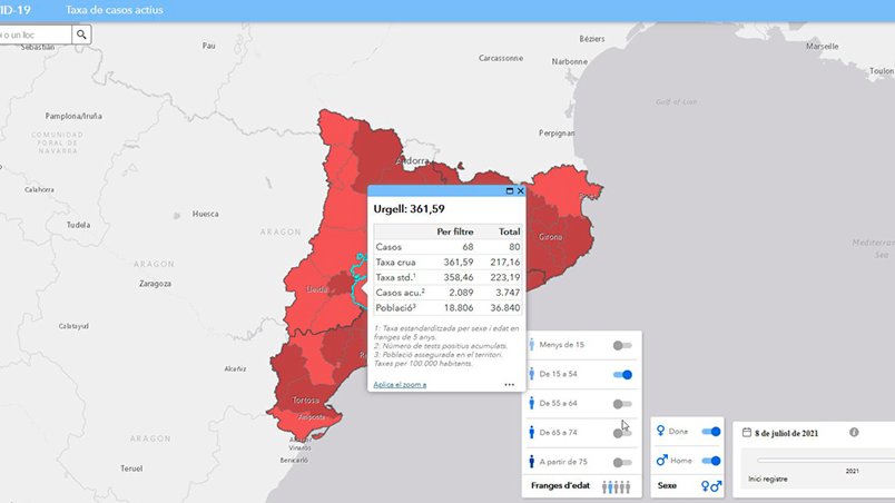 L'Urgell dobla els casos actius de Covid en 72 hores