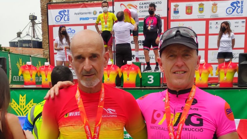 Destacada actuació dels ciclistes targarins als Campionats de Ciclisme Master 2021