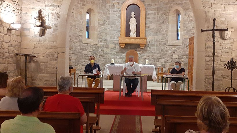 Festes del Carme. La collita del gra. Assemblea dels Amics de l'Arbre