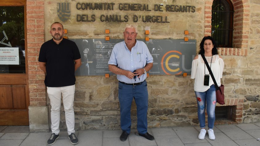 Comissions Obreres dona suport al projecte de modernització dels Canals d'Urgell