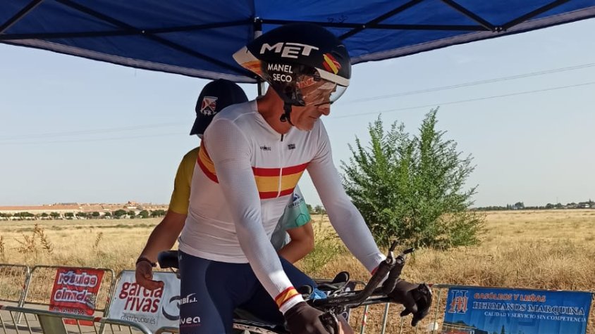Manel Seco s'adjudica la Contrarellotge de Tomelloso en la categoria Màster 50