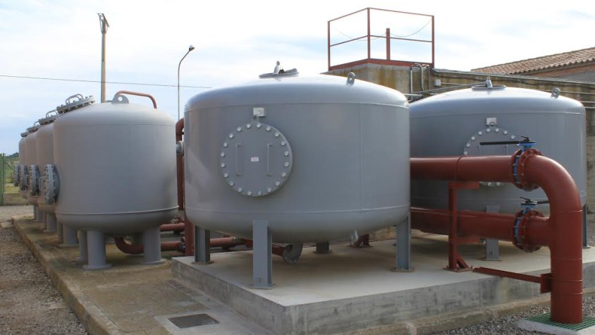 Imatge d'arxiu de l'estació potabilitzadora