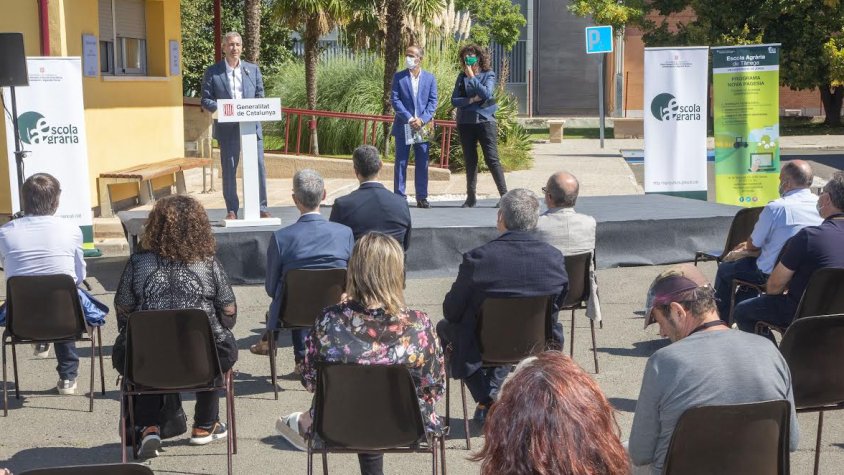 Inauguració oficial del curs amb els consellers Jordà i Gonzàlez-Cambray
