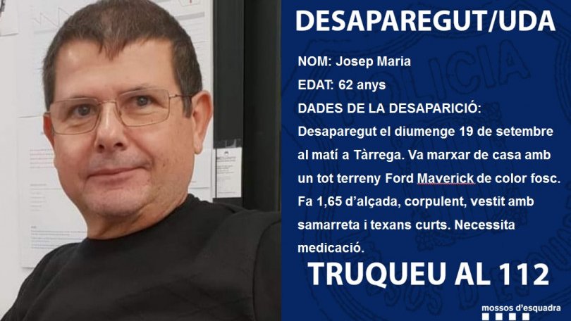 Foto i dades del Josep Maria