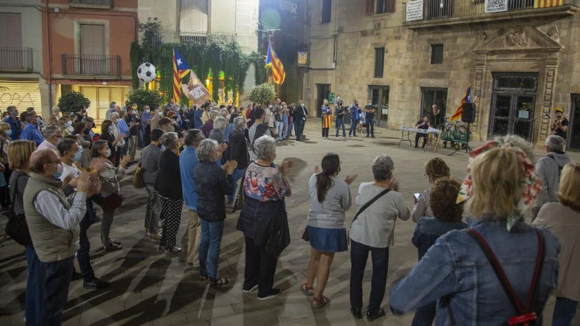 Un moment de la concentració