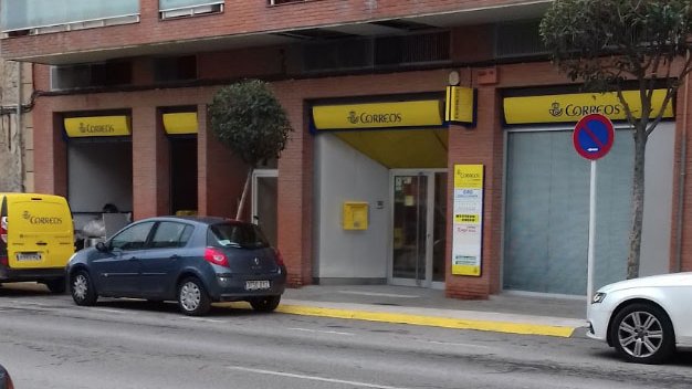 Vista de l'oficina de Correus de la ciutat