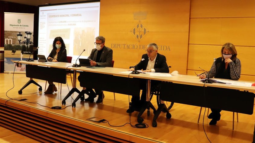 Fotografia d'arxiu de la presentació del pressupost