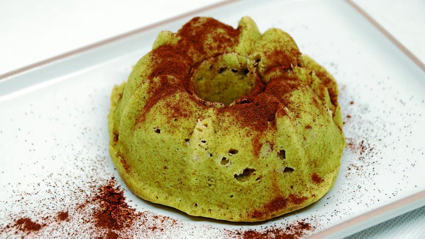 Mugcake de plàtan i avellanes