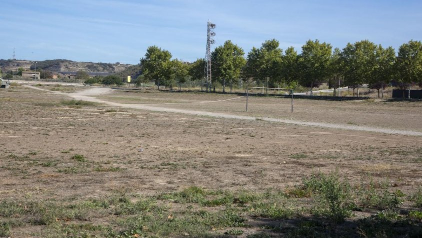 Terrenys on diverses entitats proposen construir un parc d'atletisme