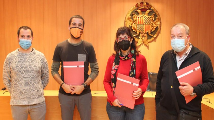 Signatura del conveni de col·laboració