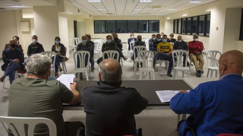 Un moment de l'assemblea