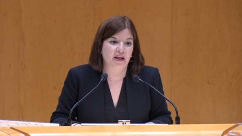 Bailac en la seva intervenció al Senat