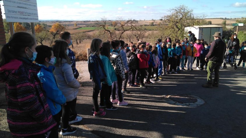 Visita de l'escola Jacint Verdaguer de Tàrrega