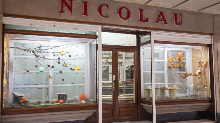 Façana de la pastisseria Nicolau