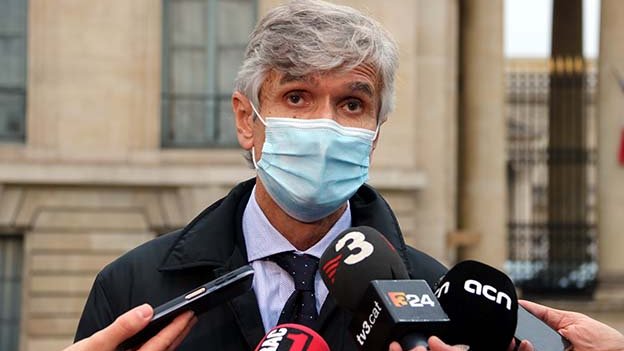 Primer pla del conseller de Salut, Josep Maria Argimon