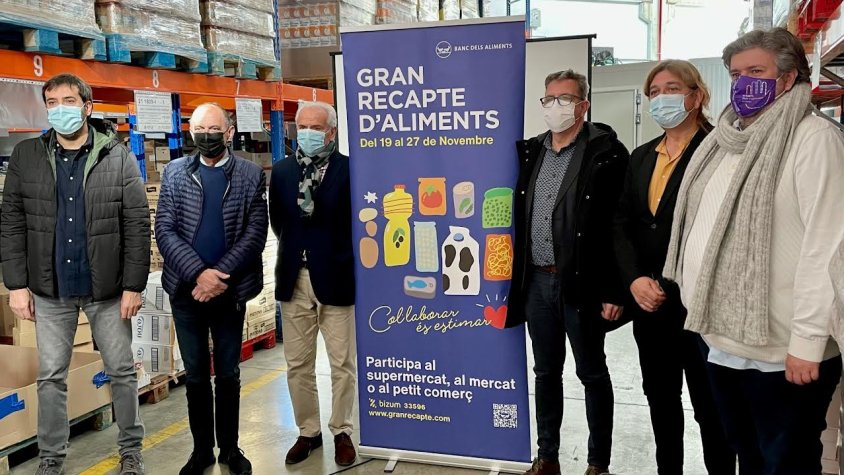 Presentació del Gran Recapte d'Aliments a Lleida
