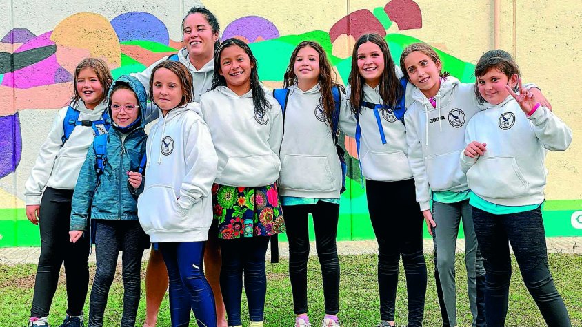 Foto de grup de les nedadores