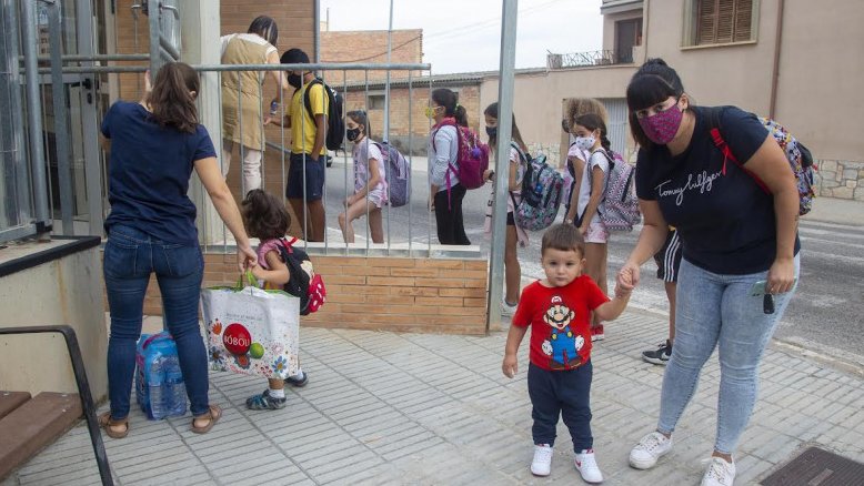Foto d'arxiu de l'inici del curs a la llar d'infants