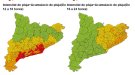 Activen les alertes dels plans Inuncat i Ventcat per un episodi de mal temps a partir del vespre i fins dimecres