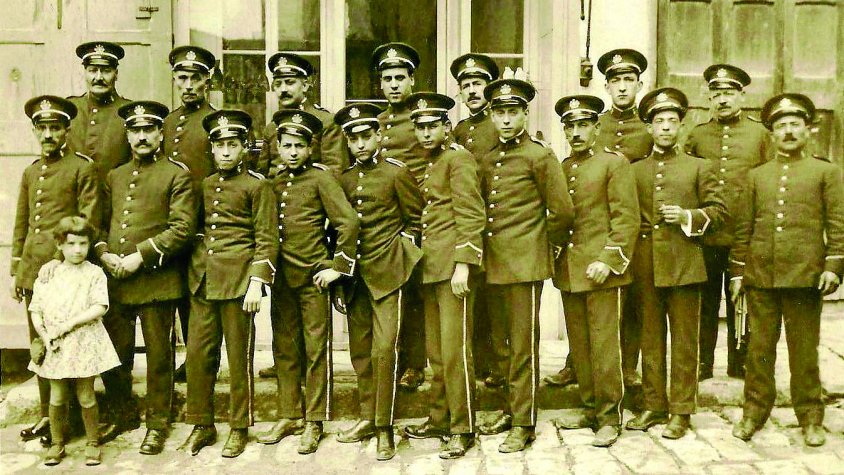 La formació de la Banda Municipal de Música de Tàrrega, l'any 1922