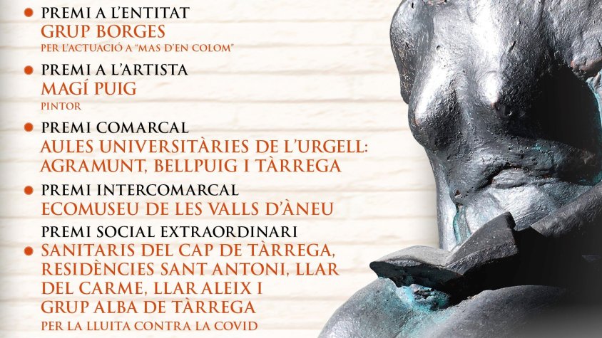 Cartell dels guardonats