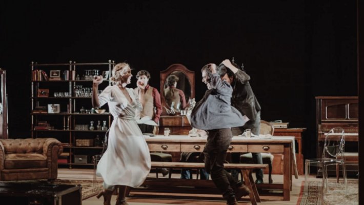 Un moment de l'obra 'L'oncle Vània'