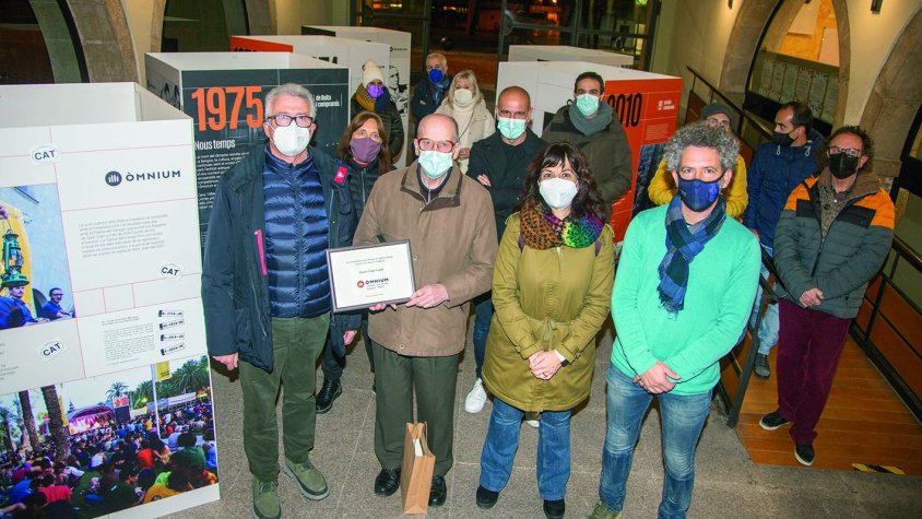 Inauguració de la mostra i homenatge al soci més antic de l'Urgell i la Segarra