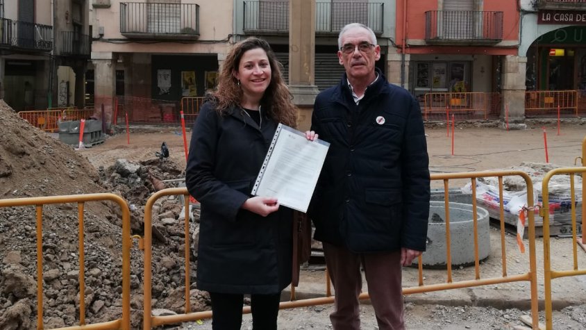 Representants de les entitats promotores de la iniciativa