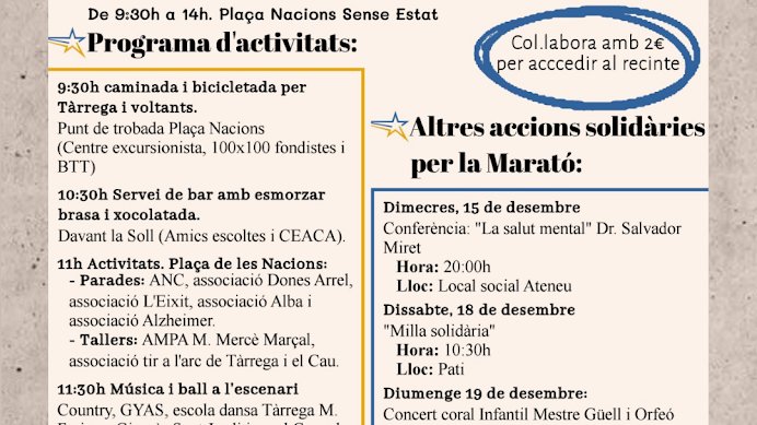 Programa d'activitats