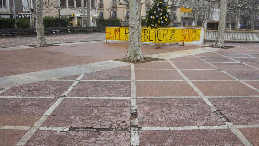 A la plaça del Carme està previst reposar trams del paviment