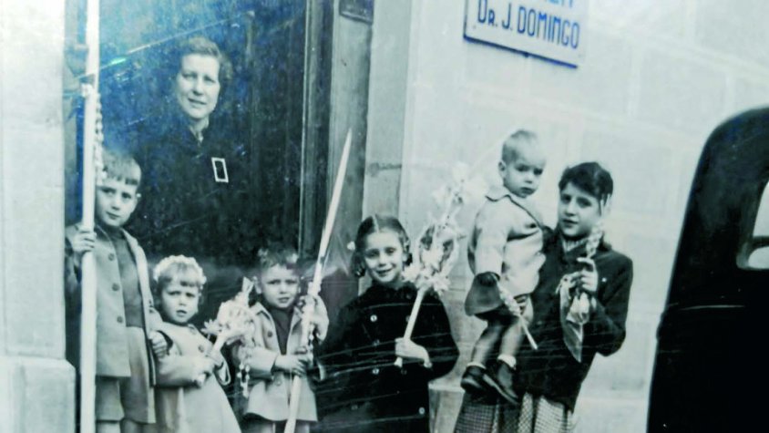 Diumenge de Rams a la Clínica del Carme, 1958