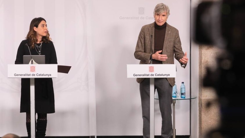 Moment de la roda de premsa