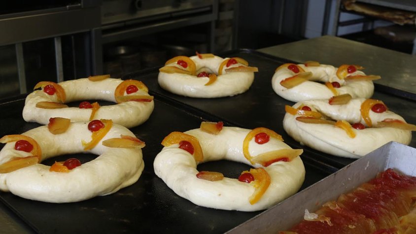 Preparació de tortells de Reis