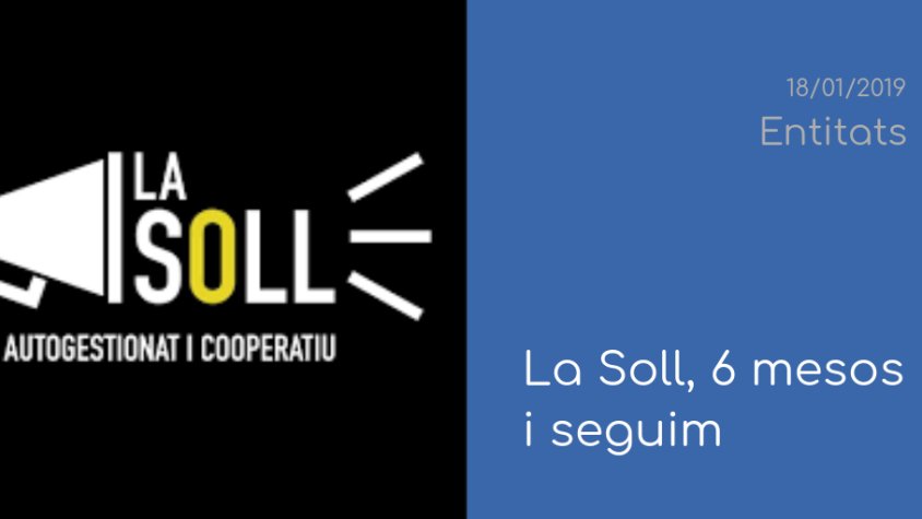 La Soll, l'Ateneu, l'ANC, els Amics de l'Arbre i Creu Roja, a 'Entitats'