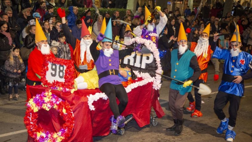 Imatge d'arxiu de la festa de Carnaval a Tàrrega
