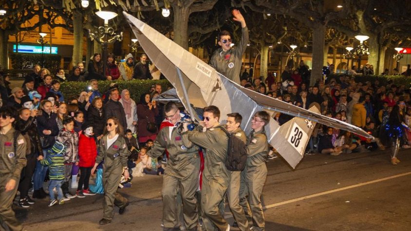 Imatge de la desfilada de Carnaval de Tàrrega del 2020