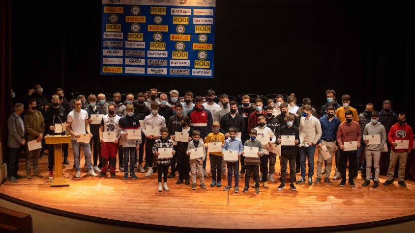 Foto de família dels homenatjats