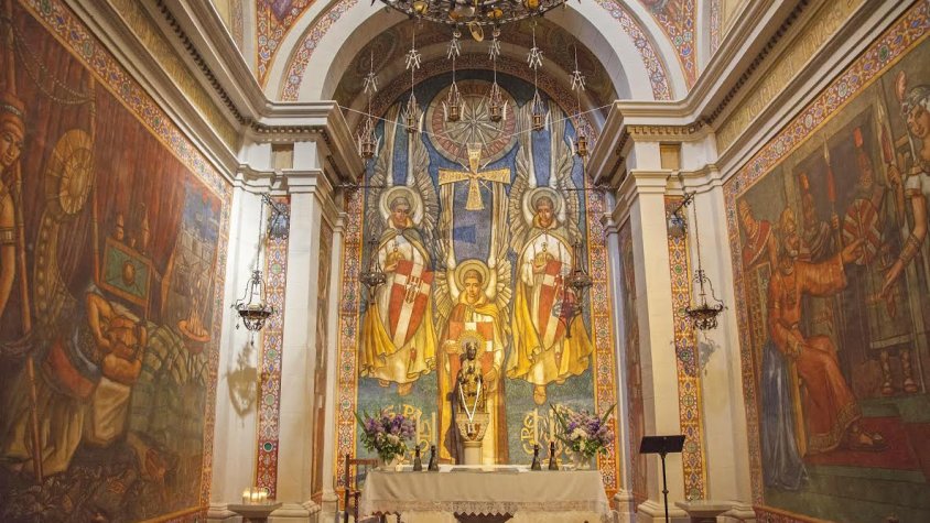 Les pintures de la capella de Montserrat, a l’església de Santa Maria de l'Alba de Tàrrega, obra de Jaume Minguell