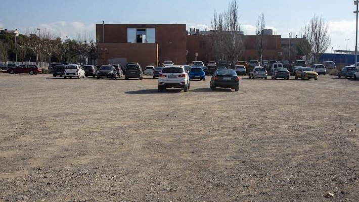 Esplanada on està previst construir l'hospital