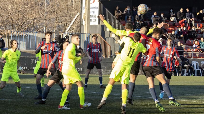 Un moment del partit