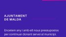 Maldà engega un nou procés de pressupostos participatius 